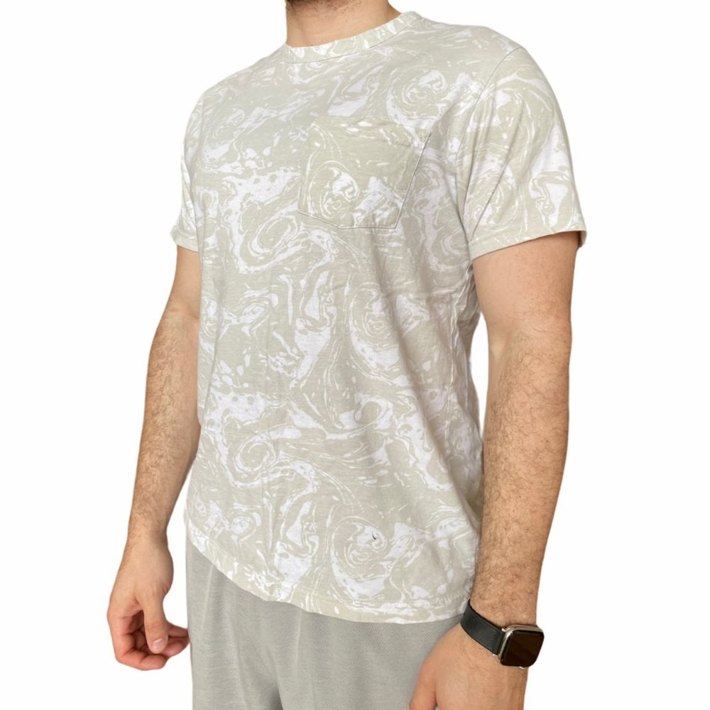 urban outfitters standard crew marble mens t-shirt